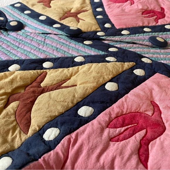 Vintage Couture Colorblock Quilted Vest - Picture 15 of 16